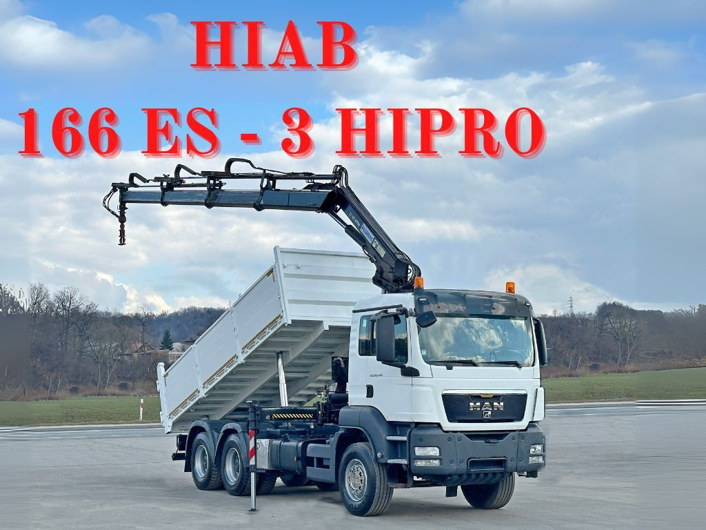 MAN TGS 26.400 * HIAB 166 ES - 3 HIPRO + FUNK * 6x4 - Kraanwagen, Kipper vrachtwagen: afbeelding 1 MAN TGS 26.400 * HIAB 166 ES - 3 HIPRO + FUNK * 6x4 - Kraanwagen, Kipper vrachtwagen: afbeelding 1
