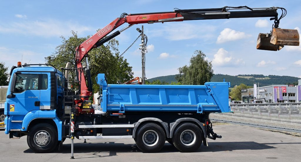 Kraanwagen, Kipper vrachtwagen MAN TGS 26.400 Kipper 4,60m*PK F130A.22 + FUNK/6x4: afbeelding 6