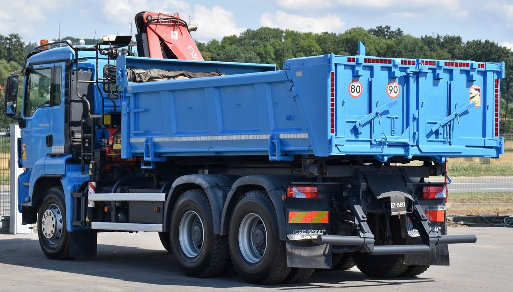 Kraanwagen, Kipper vrachtwagen MAN TGS 26.400 Kipper 4,60m*PK F130A.22 + FUNK/6x4: afbeelding 8