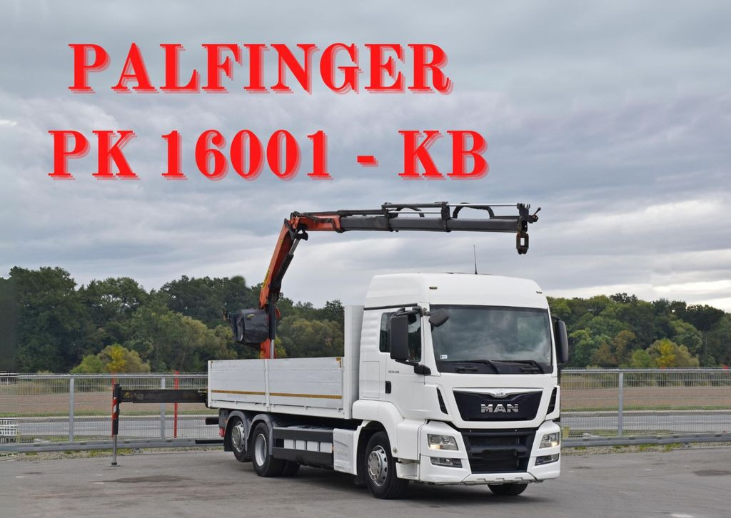 MAN TGS 26.440 * PRITSCHE 6,90 m + PK 16001 - K MAN TGS 26.440 * PRITSCHE 6,90 m + PK 16001 - K - Kraanwagen, Vrachtwagen met open laadbak: afbeelding 1 MAN TGS 26.440 * PRITSCHE 6,90 m + PK 16001 - K MAN TGS 26.440 * PRITSCHE 6,90 m + PK 16001 - K - Kraanwagen, Vrachtwagen met open laadbak: afbeelding 1