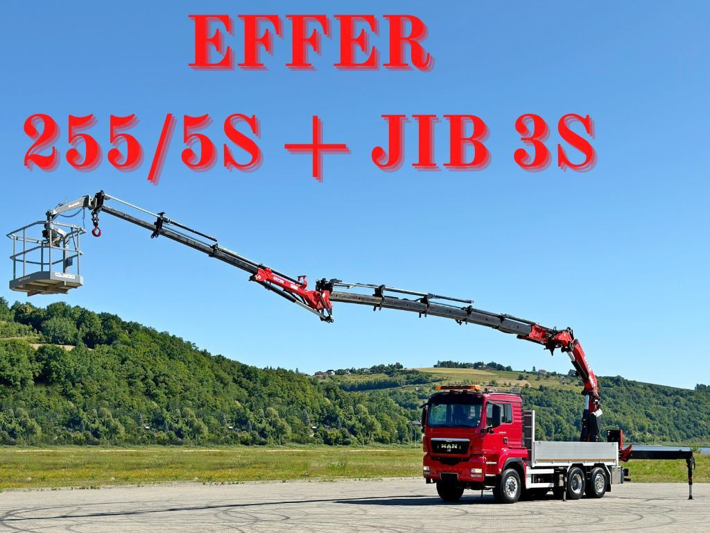 MAN TGS 28.480 * EFFER 255/5S + JIB 3S + FUNK * TOP - Kraanwagen: afbeelding 1 MAN TGS 28.480 * EFFER 255/5S + JIB 3S + FUNK * TOP - Kraanwagen: afbeelding 1
