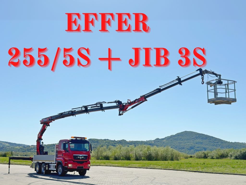 MAN TGS 28.480 * EFFER 255/5S + JIB 3S + FUNK * TOP - Kraanwagen: afbeelding 1 MAN TGS 28.480 * EFFER 255/5S + JIB 3S + FUNK * TOP - Kraanwagen: afbeelding 1