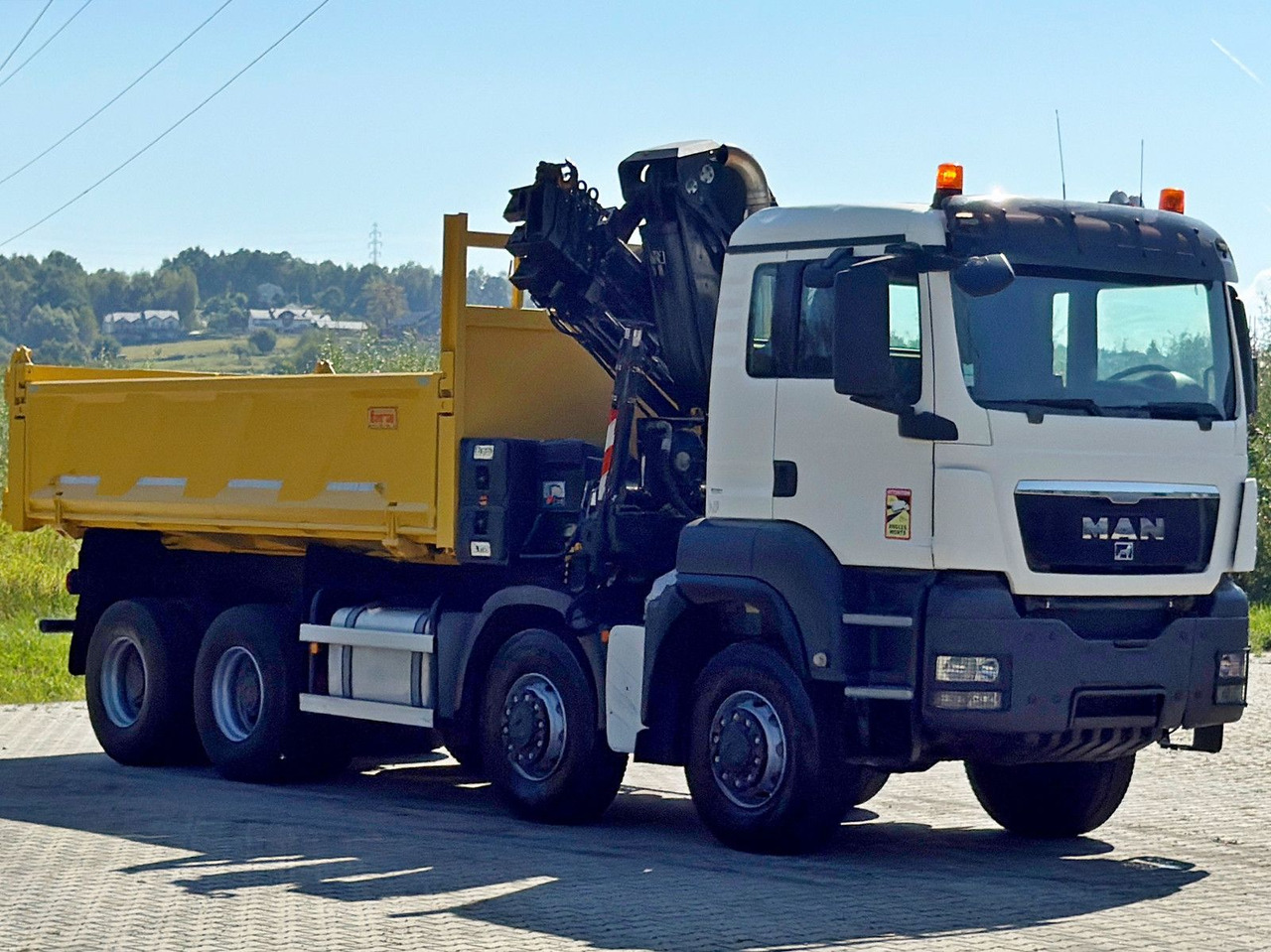 MAN TGS 32.510 * HIAB 288 EP - 5HIDUO/ FUNK * 8x8 - Kraanwagen: afbeelding 4 MAN TGS 32.510 * HIAB 288 EP - 5HIDUO/ FUNK * 8x8 - Kraanwagen: afbeelding 4