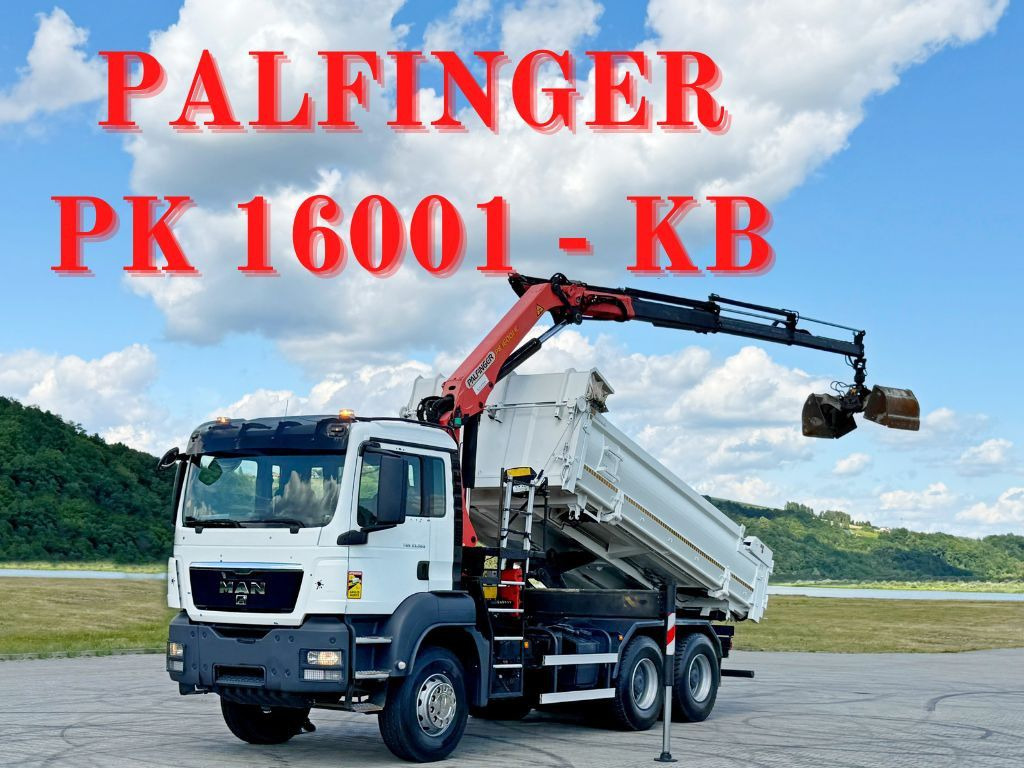 MAN TGS 33.360 * PK 16001 - KB + FUNK * 6x4 - Kraanwagen: afbeelding 1 MAN TGS 33.360 * PK 16001 - KB + FUNK * 6x4 - Kraanwagen: afbeelding 1