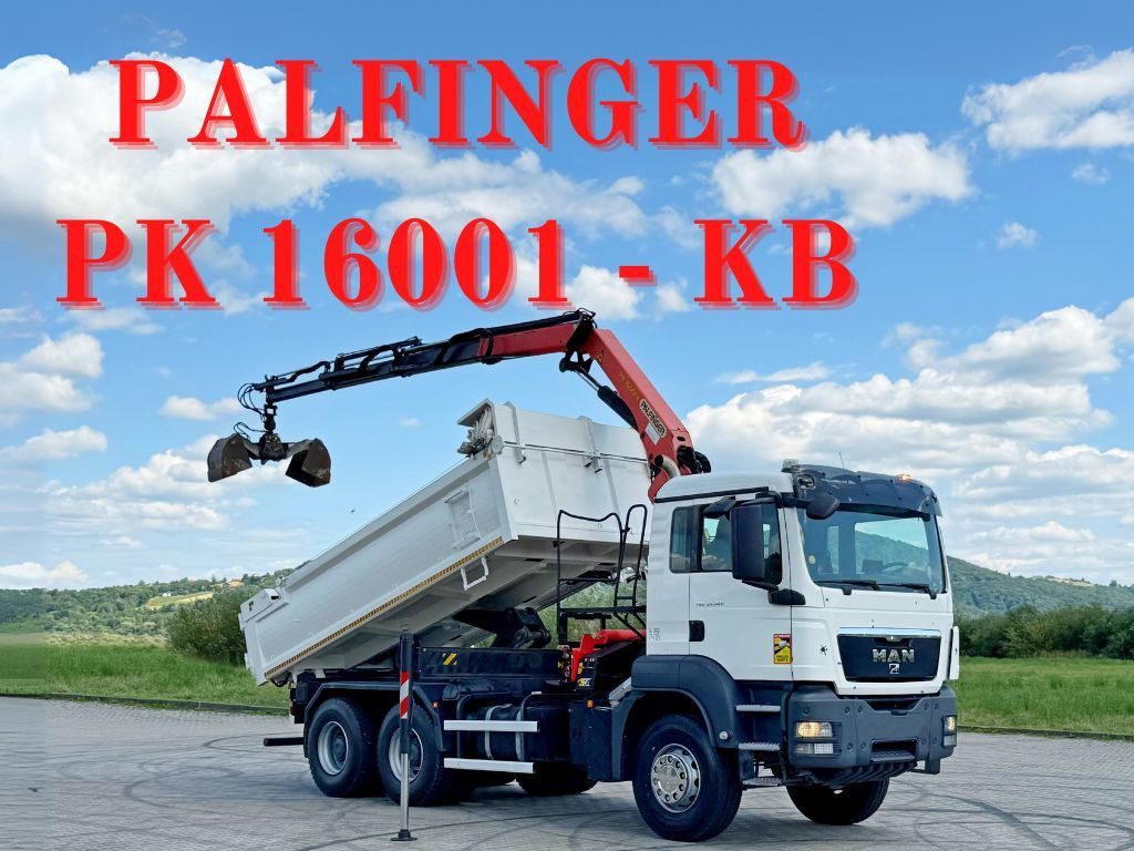 MAN TGS 33.360 * PK 16001 - KB + FUNK * 6x4 - Kraanwagen: afbeelding 1 MAN TGS 33.360 * PK 16001 - KB + FUNK * 6x4 - Kraanwagen: afbeelding 1