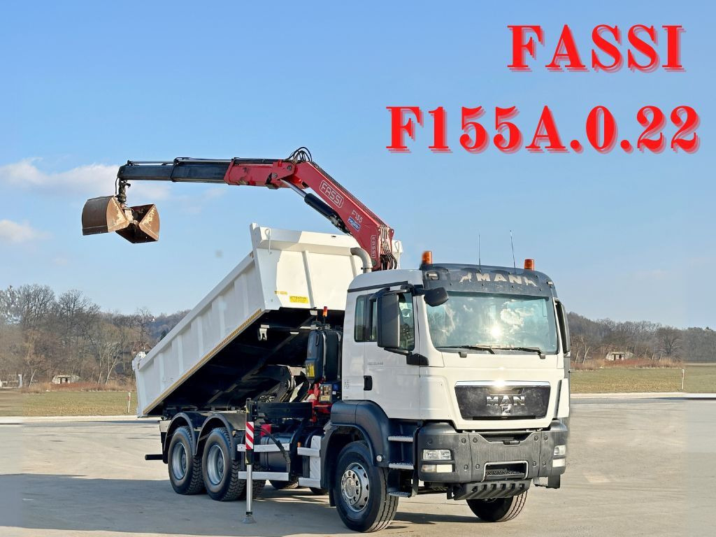 MAN TGS 33.440 * FASSI F155A.0.22/ FUNK *6x4 - Kraanwagen, Kipper vrachtwagen: afbeelding 1 MAN TGS 33.440 * FASSI F155A.0.22/ FUNK *6x4 - Kraanwagen, Kipper vrachtwagen: afbeelding 1