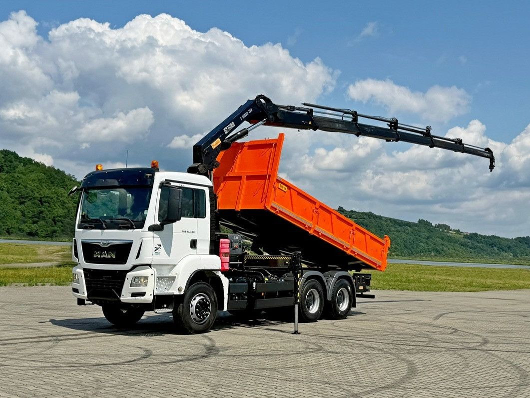 MAN TGS 33.440 * HIAB X-HIDUO 188 E-5 + FUNK * 6x4 - Kipper vrachtwagen, Kraanwagen: afbeelding 2 MAN TGS 33.440 * HIAB X-HIDUO 188 E-5 + FUNK * 6x4 - Kipper vrachtwagen, Kraanwagen: afbeelding 2