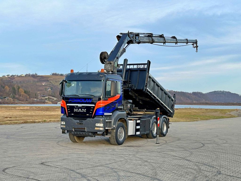 MAN TGS 33.480 * HIAB 288 EP - 4 HIDUO/ FUNK * 6x4 - Kipper vrachtwagen, Kraanwagen: afbeelding 2 MAN TGS 33.480 * HIAB 288 EP - 4 HIDUO/ FUNK * 6x4 - Kipper vrachtwagen, Kraanwagen: afbeelding 2