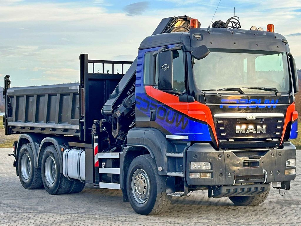 MAN TGS 33.480 * HIAB 288 EP - 4 HIDUO/ FUNK * 6x4 - Kipper vrachtwagen, Kraanwagen: afbeelding 3 MAN TGS 33.480 * HIAB 288 EP - 4 HIDUO/ FUNK * 6x4 - Kipper vrachtwagen, Kraanwagen: afbeelding 3