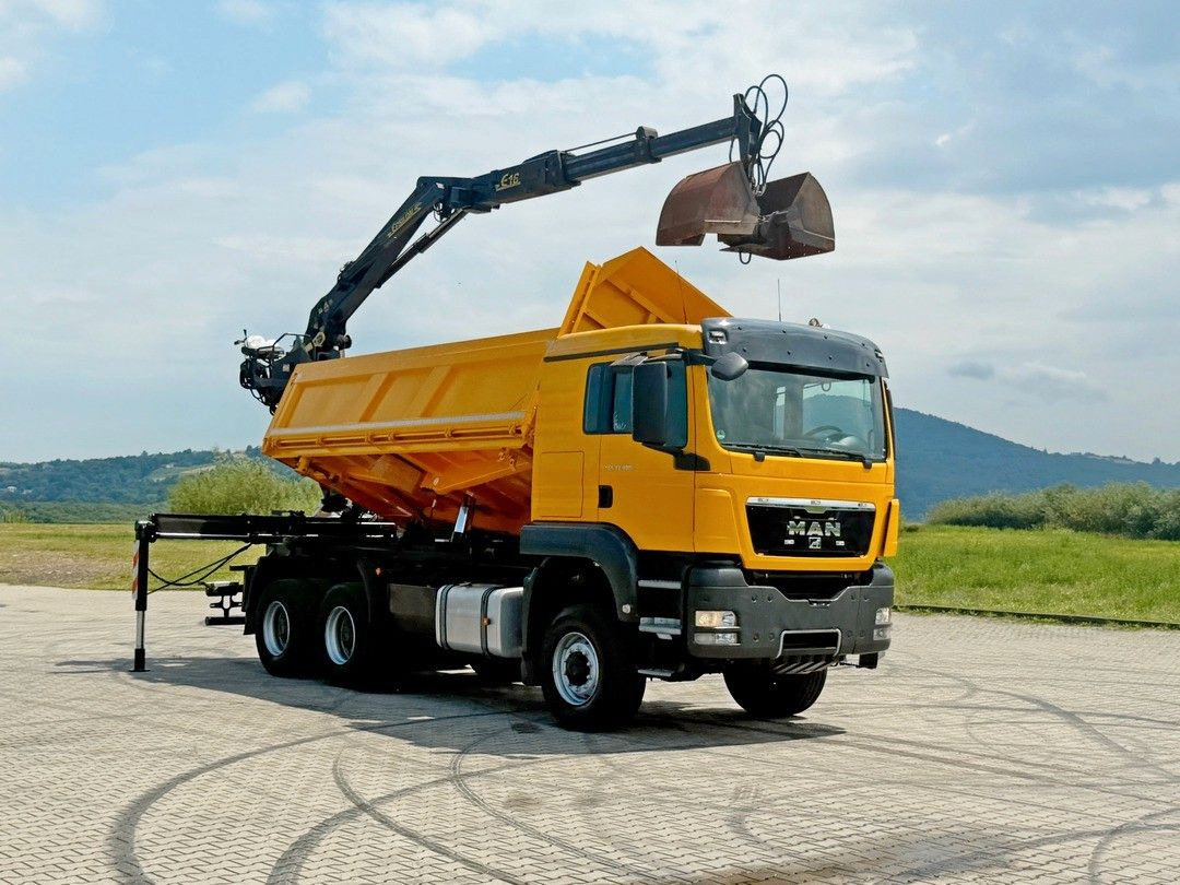 MAN TGS 33.480*KIPPER 5,10m * EPSILON E165Z76* 6x6 MAN TGS 33.480*KIPPER 5,10m * EPSILON E165Z76* 6x6 - Kraanwagen, Kipper vrachtwagen: afbeelding 2 MAN TGS 33.480*KIPPER 5,10m * EPSILON E165Z76* 6x6 MAN TGS 33.480*KIPPER 5,10m * EPSILON E165Z76* 6x6 - Kraanwagen, Kipper vrachtwagen: afbeelding 2