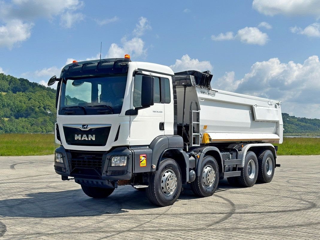 MAN TGS 35.420 KIPPER * 8x4 * TOPZUSTAND - Kipper vrachtwagen: afbeelding 1 MAN TGS 35.420 KIPPER * 8x4 * TOPZUSTAND - Kipper vrachtwagen: afbeelding 1