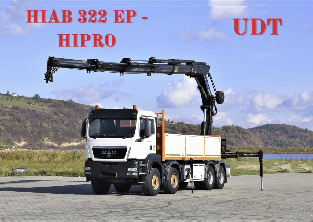 MAN TGS 35.440 * HIAB 322 EP-5HIPRO+FUNK / 8x4! MAN TGS 35.440 * HIAB 322 EP-5HIPRO+FUNK / 8x4! - Kraanwagen, Vrachtwagen met open laadbak: afbeelding 1 MAN TGS 35.440 * HIAB 322 EP-5HIPRO+FUNK / 8x4! MAN TGS 35.440 * HIAB 322 EP-5HIPRO+FUNK / 8x4! - Kraanwagen, Vrachtwagen met open laadbak: afbeelding 1