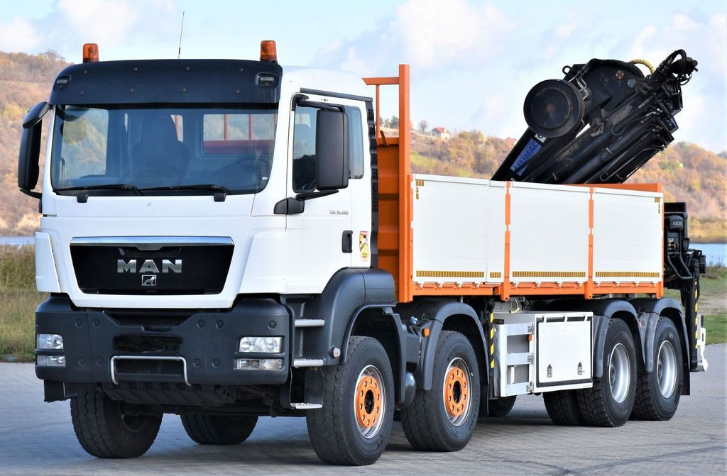 MAN TGS 35.440 * HIAB 322 EP-5HIPRO+FUNK / 8x4! - Kraanwagen, Vrachtwagen met open laadbak: afbeelding 3 MAN TGS 35.440 * HIAB 322 EP-5HIPRO+FUNK / 8x4! - Kraanwagen, Vrachtwagen met open laadbak: afbeelding 3