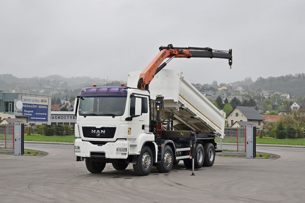 MAN TGS 35.440 * KIPPER 5,80m + KRAN * TOPZUSTAND - Kraanwagen, Kipper vrachtwagen: afbeelding 2 MAN TGS 35.440 * KIPPER 5,80m + KRAN * TOPZUSTAND - Kraanwagen, Kipper vrachtwagen: afbeelding 2