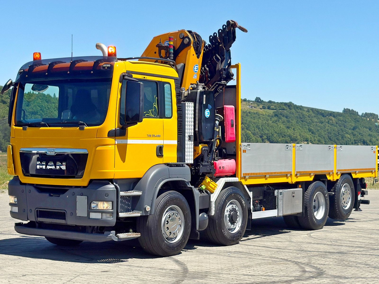 MAN TGS 35.480 * EFFER 395/6S + FUNK / 8x4 - Kraanwagen: afbeelding 4 MAN TGS 35.480 * EFFER 395/6S + FUNK / 8x4 - Kraanwagen: afbeelding 4