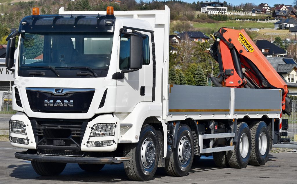MAN TGS 35.500 * PK 22002 - EH C + FUNK * 8x4 * TOP - Kraanwagen, Vrachtwagen met open laadbak: afbeelding 4 MAN TGS 35.500 * PK 22002 - EH C + FUNK * 8x4 * TOP - Kraanwagen, Vrachtwagen met open laadbak: afbeelding 4