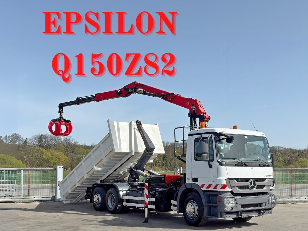 Mercedes-Benz ACTROS 2536 * Abrollkipper + EPSILON Q150Z82 - Haakarmsysteem vrachtwagen: afbeelding 1 Mercedes-Benz ACTROS 2536 * Abrollkipper + EPSILON Q150Z82 - Haakarmsysteem vrachtwagen: afbeelding 1