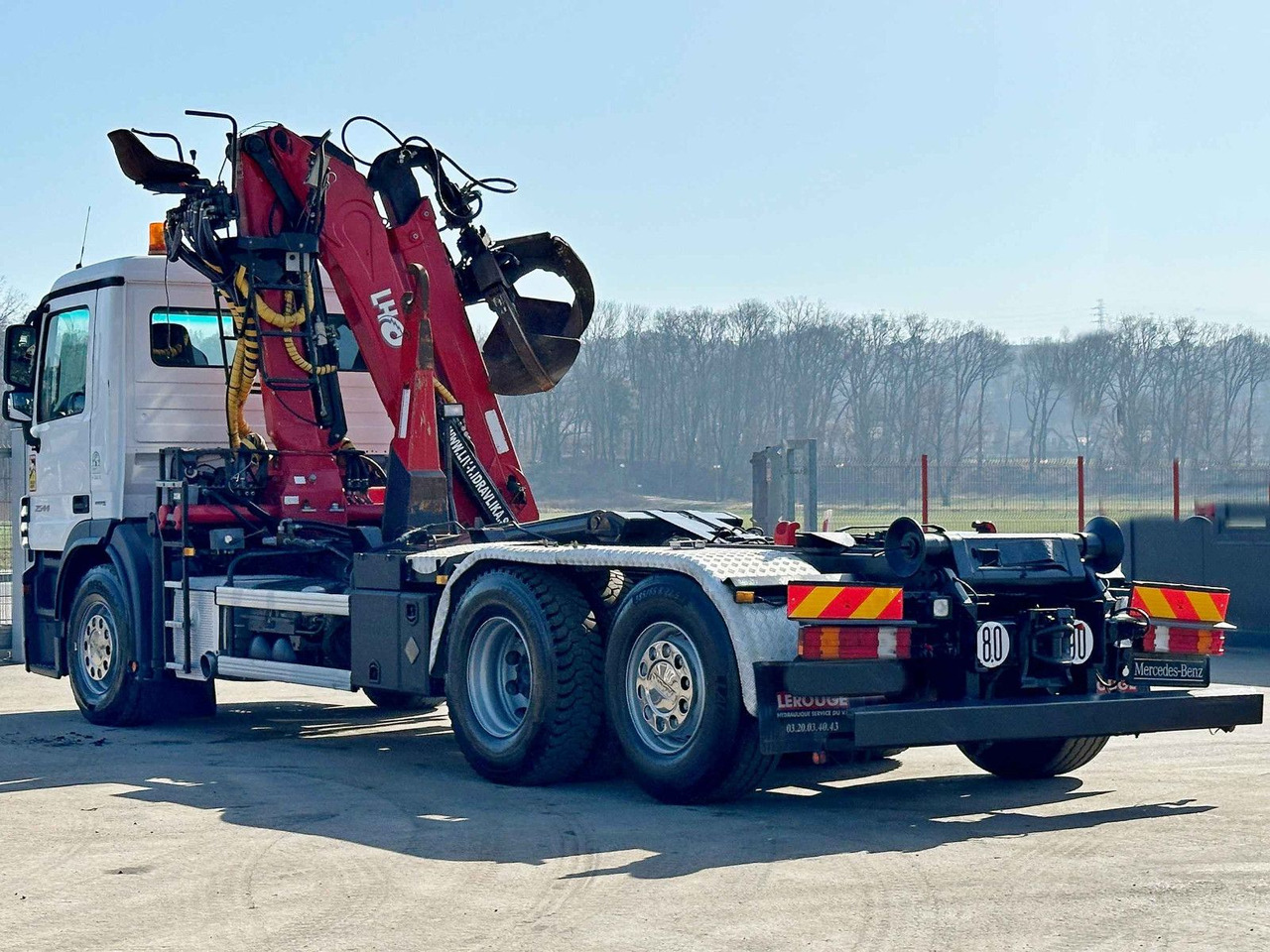 Nieuw Haakarmsysteem vrachtwagen, Kraanwagen Mercedes-Benz ACTROS 2544 * ABROLLKIPPER * LHO L190Z(78) * TOP: afbeelding 6