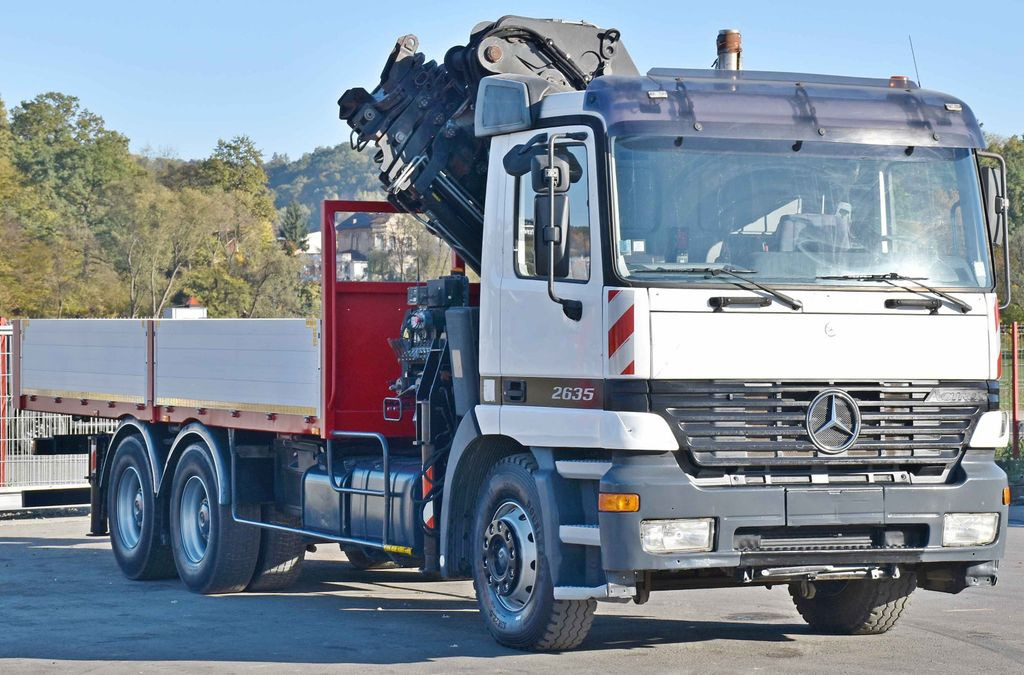 Mercedes-Benz ACTROS 2635 Pritsche 6,40m + HIAB 400 E-5 + FUNK Mercedes-Benz ACTROS 2635 Pritsche 6,40m + HIAB 400 E-5 + FUNK - Kraanwagen: afbeelding 3 Mercedes-Benz ACTROS 2635 Pritsche 6,40m + HIAB 400 E-5 + FUNK Mercedes-Benz ACTROS 2635 Pritsche 6,40m + HIAB 400 E-5 + FUNK - Kraanwagen: afbeelding 3