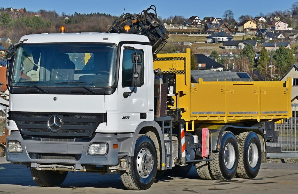 Mercedes-Benz ACTROS 2636 * TEREX 165.2E - A4 + FUNK/6x4 Mercedes-Benz ACTROS 2636 * TEREX 165.2E - A4 + FUNK/6x4 - Kraanwagen, Kipper vrachtwagen: afbeelding 4 Mercedes-Benz ACTROS 2636 * TEREX 165.2E - A4 + FUNK/6x4 Mercedes-Benz ACTROS 2636 * TEREX 165.2E - A4 + FUNK/6x4 - Kraanwagen, Kipper vrachtwagen: afbeelding 4