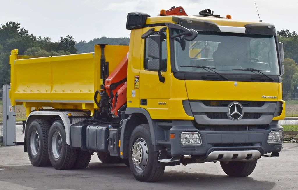 Mercedes-Benz ACTROS 2644 * PK 16001 - K A/FUNK * 6x4 - Kraanwagen, Kipper vrachtwagen: afbeelding 4 Mercedes-Benz ACTROS 2644 * PK 16001 - K A/FUNK * 6x4 - Kraanwagen, Kipper vrachtwagen: afbeelding 4