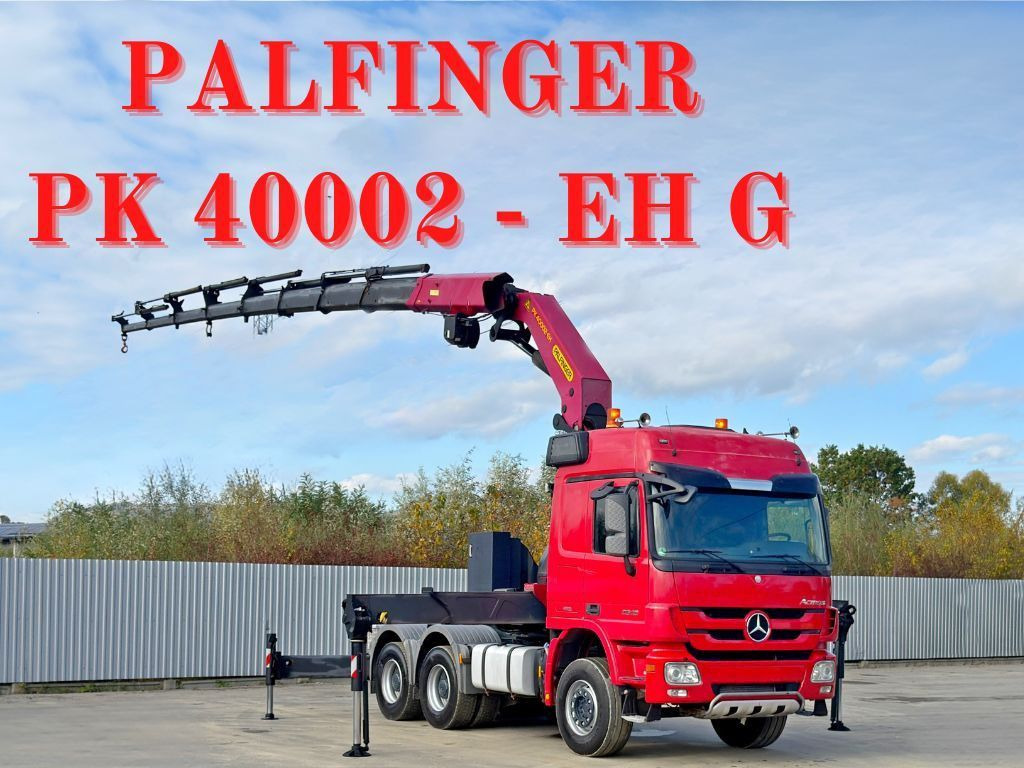 Mercedes-Benz ACTROS 2646 * PK 40002 - EH G + FUNK / 6x4 * TOP - Kraanwagen: afbeelding 1 Mercedes-Benz ACTROS 2646 * PK 40002 - EH G + FUNK / 6x4 * TOP - Kraanwagen: afbeelding 1