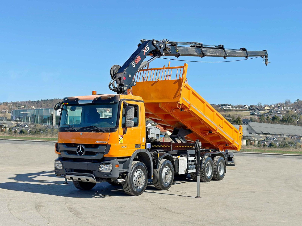 Mercedes-Benz ACTROS 3241 * HIAB 322 EP-4 HIDUO + FUNK / 8x4 - Kraanwagen: afbeelding 2 Mercedes-Benz ACTROS 3241 * HIAB 322 EP-4 HIDUO + FUNK / 8x4 - Kraanwagen: afbeelding 2