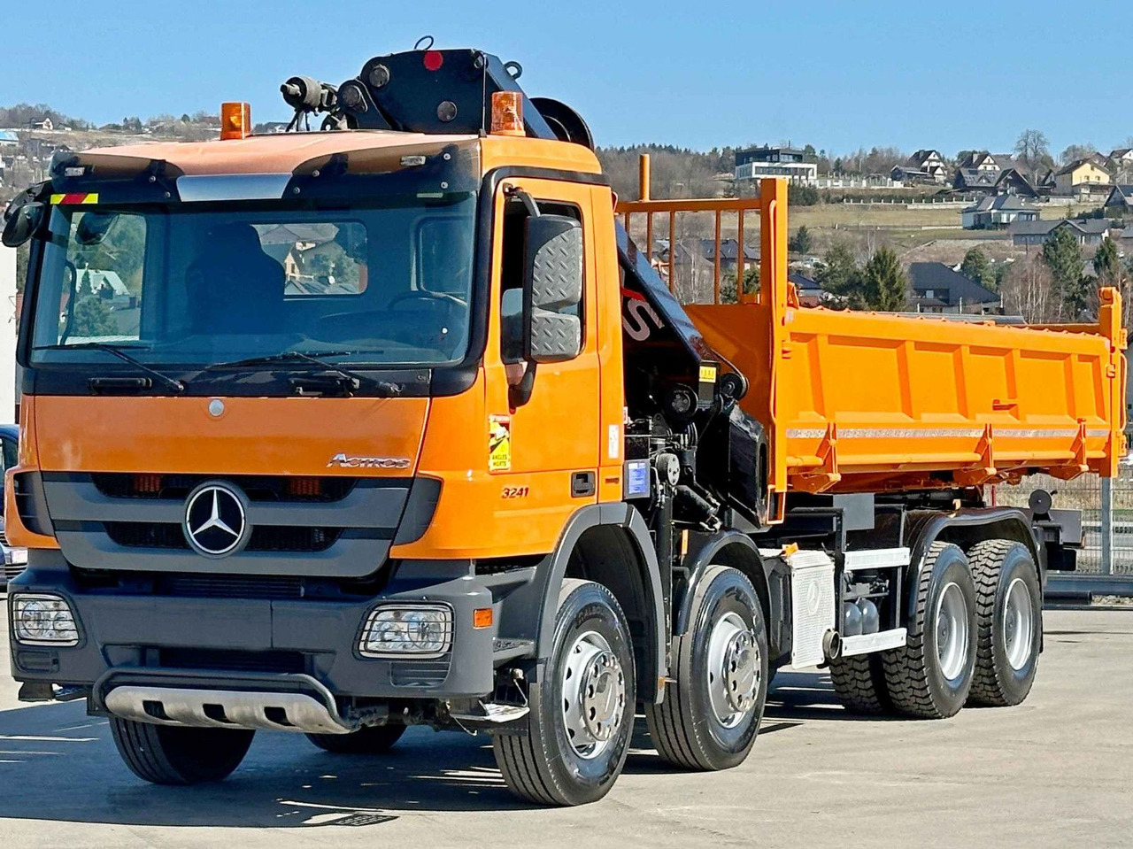 Mercedes-Benz ACTROS 3241 * HIAB 322 EP-4 HIDUO + FUNK / 8x4 - Kipper vrachtwagen, Kraanwagen: afbeelding 5 Mercedes-Benz ACTROS 3241 * HIAB 322 EP-4 HIDUO + FUNK / 8x4 - Kipper vrachtwagen, Kraanwagen: afbeelding 5