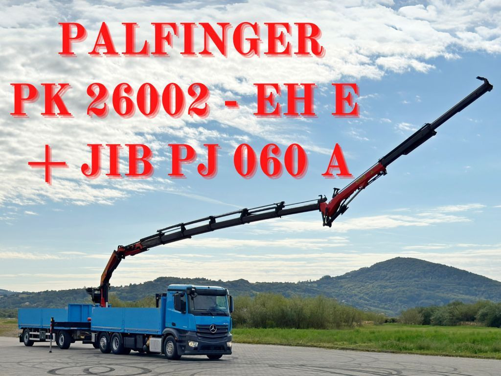 Mercedes-Benz ANTOS 2545*PK 26002-EHE+JIB PJ060A+Anhänger/FUNK - Kraanwagen: afbeelding 1 Mercedes-Benz ANTOS 2545*PK 26002-EHE+JIB PJ060A+Anhänger/FUNK - Kraanwagen: afbeelding 1