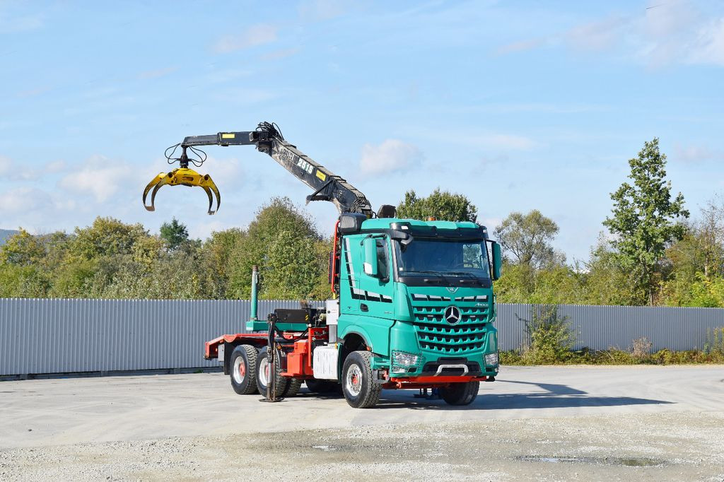Mercedes-Benz AROCS 3363 *HOLZTRANSPORTER * LOGLIFT 251S /6x4 - Houttransport, Kraanwagen: afbeelding 2 Mercedes-Benz AROCS 3363 *HOLZTRANSPORTER * LOGLIFT 251S /6x4 - Houttransport, Kraanwagen: afbeelding 2