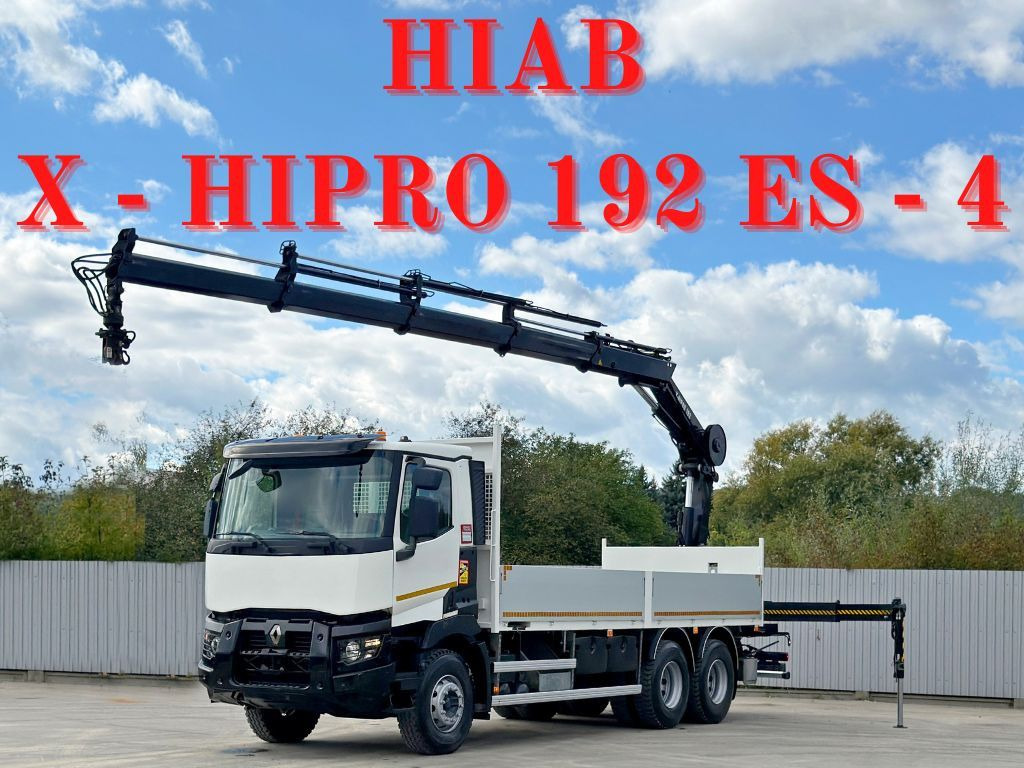 Renault C 430 *HIAB X - HIPRO 192 ES -4 + FUNK* 6x4 - Kraanwagen: afbeelding 1 Renault C 430 *HIAB X - HIPRO 192 ES -4 + FUNK* 6x4 - Kraanwagen: afbeelding 1