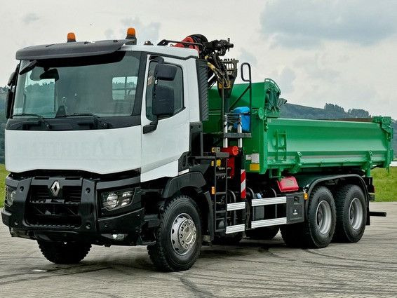 Renault C 430 *KIPPER 5,10 m + PK 16001 - K B* 6x4 - Kraanwagen: afbeelding 5 Renault C 430 *KIPPER 5,10 m + PK 16001 - K B* 6x4 - Kraanwagen: afbeelding 5