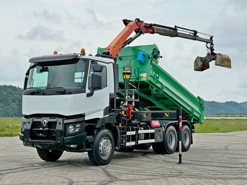 Renault C 430 *KIPPER 5,10 m + PK 16001 - K B* 6x4 - Kipper vrachtwagen, Kraanwagen: afbeelding 2 Renault C 430 *KIPPER 5,10 m + PK 16001 - K B* 6x4 - Kipper vrachtwagen, Kraanwagen: afbeelding 2