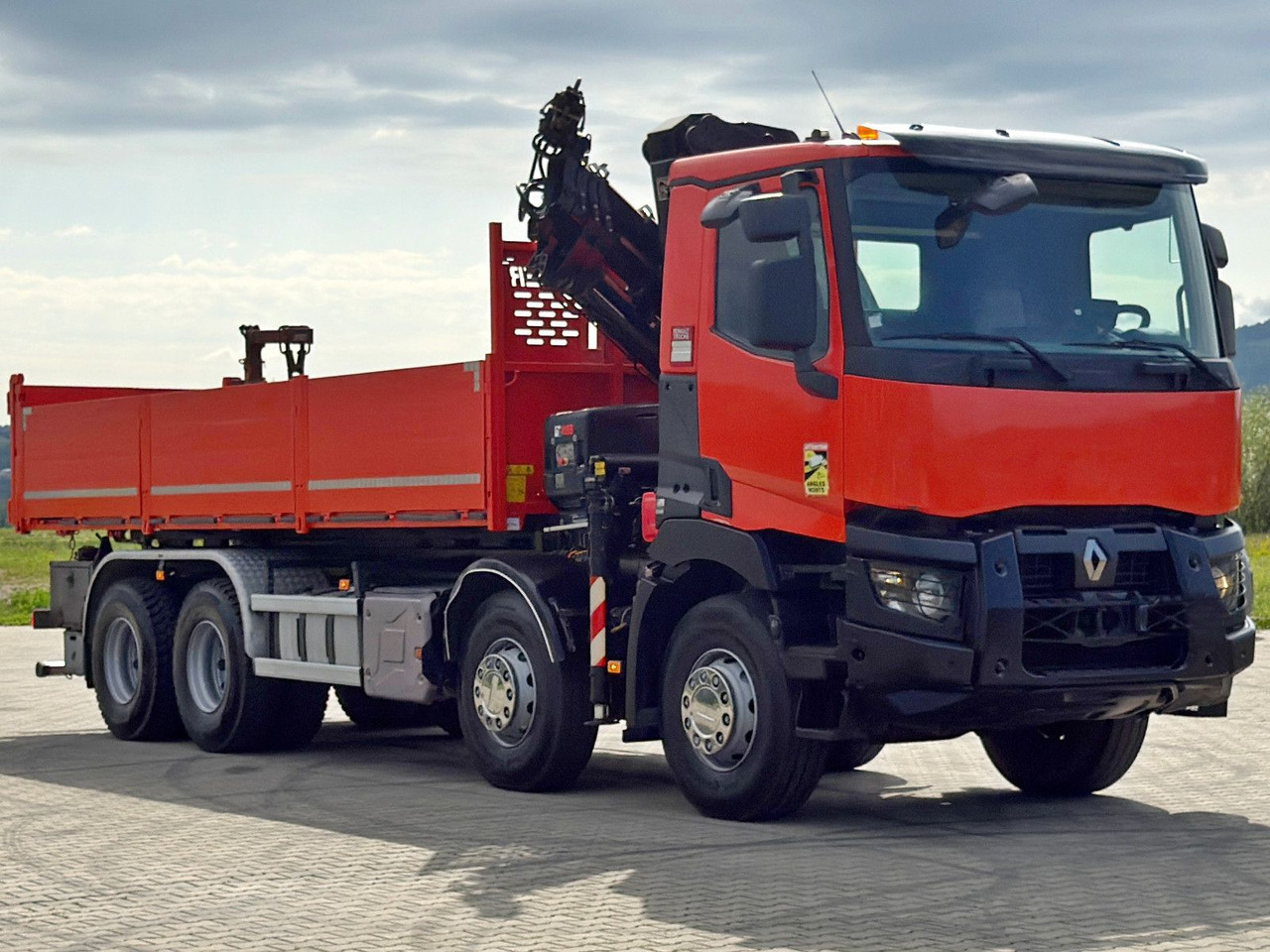 Renault C 430 *KIPPER 6,80m* HIAB X-HIDUO 188 ES-4 * 8x4 - Kraanwagen: afbeelding 4 Renault C 430 *KIPPER 6,80m* HIAB X-HIDUO 188 ES-4 * 8x4 - Kraanwagen: afbeelding 4