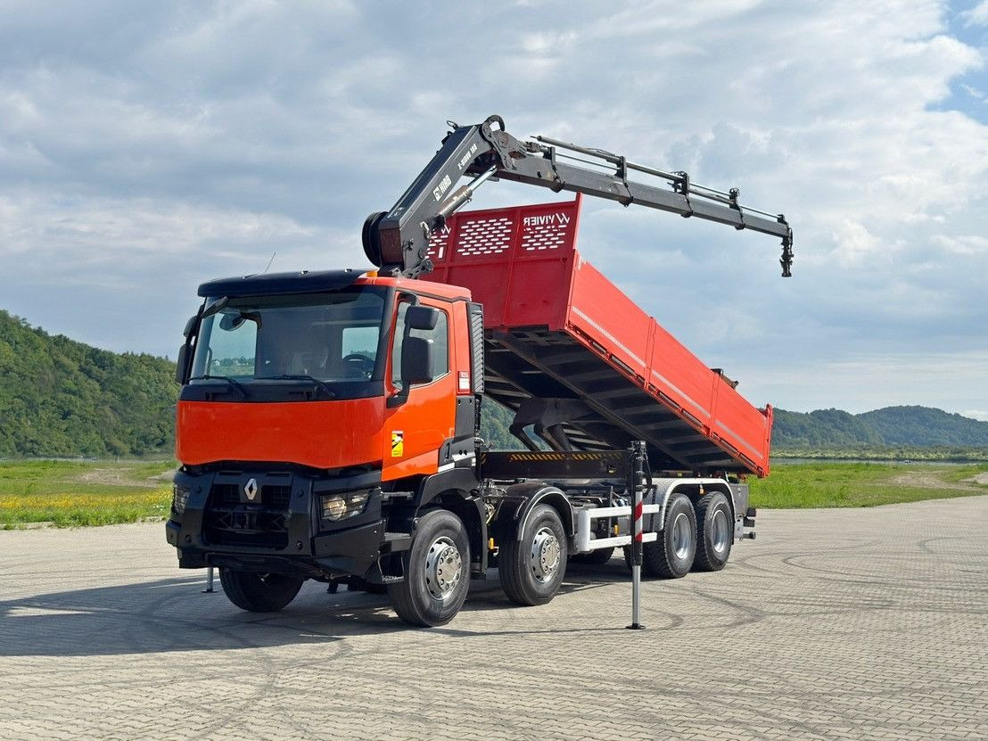 Renault C 430 *KIPPER 6,80m* HIAB X-HIDUO 188 ES-4 * 8x4 - Kipper vrachtwagen, Kraanwagen: afbeelding 2 Renault C 430 *KIPPER 6,80m* HIAB X-HIDUO 188 ES-4 * 8x4 - Kipper vrachtwagen, Kraanwagen: afbeelding 2