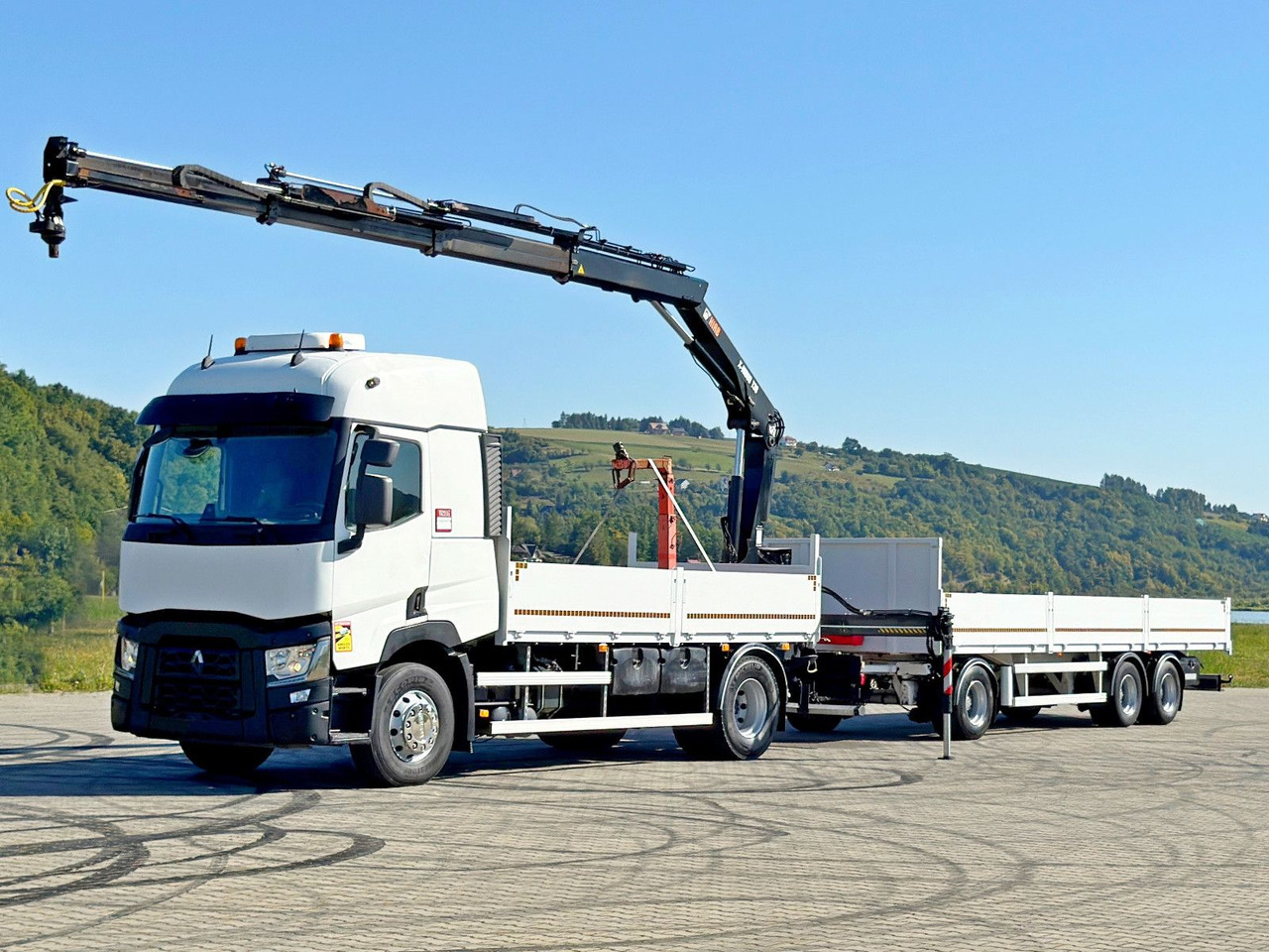Renault C 440* HIAB X-HIDUO 138 B-3 + FUNK + Anhänger - Kraanwagen: afbeelding 2 Renault C 440* HIAB X-HIDUO 138 B-3 + FUNK + Anhänger - Kraanwagen: afbeelding 2