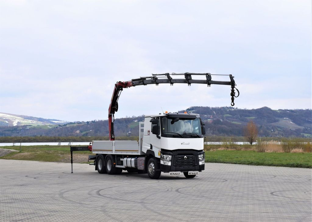 Renault C 460 * HMF 1510 K6 + FUNK * 6x4 - Kraanwagen, Vrachtwagen met open laadbak: afbeelding 2 Renault C 460 * HMF 1510 K6 + FUNK * 6x4 - Kraanwagen, Vrachtwagen met open laadbak: afbeelding 2