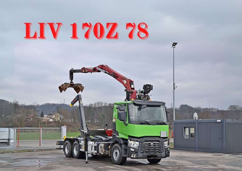 Renault C430* ABROLLKIPPER *LIV 170Z 78 * 6x4 Renault C430* ABROLLKIPPER *LIV 170Z 78 * 6x4 - Haakarmsysteem vrachtwagen, Kraanwagen: afbeelding 1 Renault C430* ABROLLKIPPER *LIV 170Z 78 * 6x4 Renault C430* ABROLLKIPPER *LIV 170Z 78 * 6x4 - Haakarmsysteem vrachtwagen, Kraanwagen: afbeelding 1