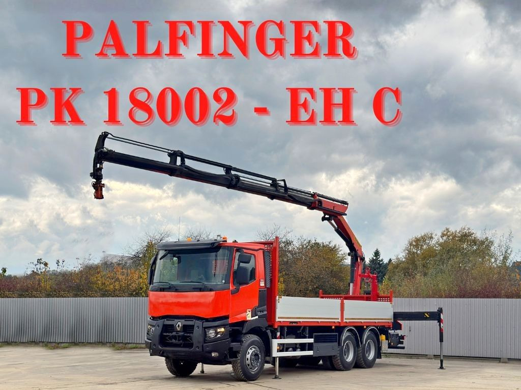 Renault C430 * PALFINGER PK 18002 - EHC + FUNK/ 6x4 - Kraanwagen: afbeelding 1 Renault C430 * PALFINGER PK 18002 - EHC + FUNK/ 6x4 - Kraanwagen: afbeelding 1