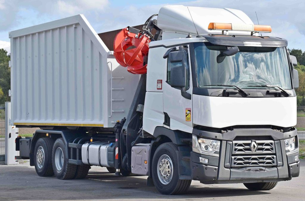 Renault C460* ABROLLKIPPER *KESLA 21172 * TOPZUSTAND - Haakarmsysteem vrachtwagen, Kraanwagen: afbeelding 4 Renault C460* ABROLLKIPPER *KESLA 21172 * TOPZUSTAND - Haakarmsysteem vrachtwagen, Kraanwagen: afbeelding 4