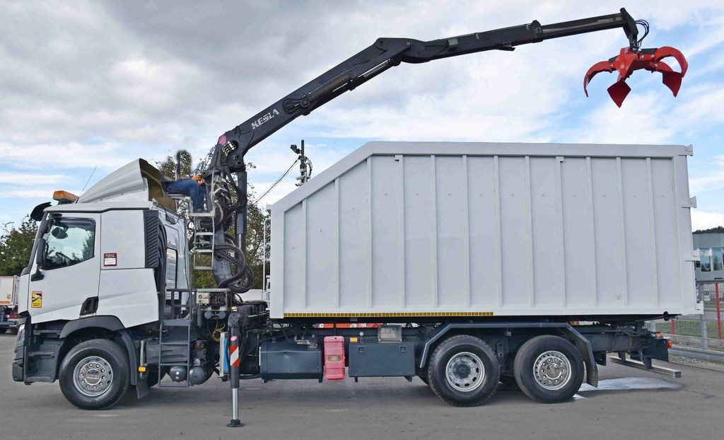 Renault C460* ABROLLKIPPER *KESLA 21172 * TOPZUSTAND - Haakarmsysteem vrachtwagen, Kraanwagen: afbeelding 5 Renault C460* ABROLLKIPPER *KESLA 21172 * TOPZUSTAND - Haakarmsysteem vrachtwagen, Kraanwagen: afbeelding 5