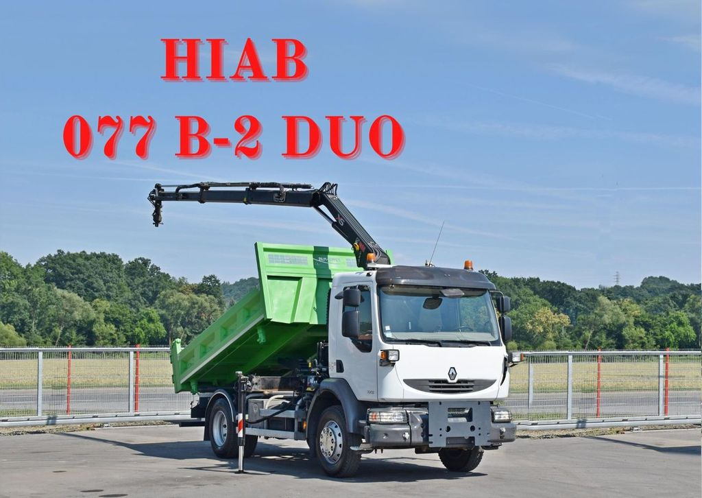 Renault MIDLUM 220 DXI *KIPPER 3,80m *HIAB 077 B-2 DUO Renault MIDLUM 220 DXI *KIPPER 3,80m *HIAB 077 B-2 DUO - Kraanwagen, Kipper vrachtwagen: afbeelding 1 Renault MIDLUM 220 DXI *KIPPER 3,80m *HIAB 077 B-2 DUO Renault MIDLUM 220 DXI *KIPPER 3,80m *HIAB 077 B-2 DUO - Kraanwagen, Kipper vrachtwagen: afbeelding 1