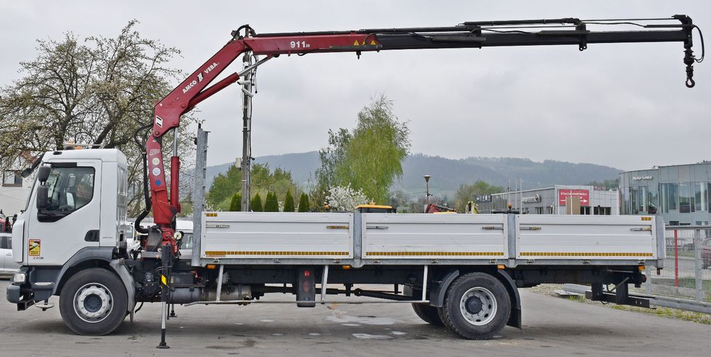 Renault MIDLUM 220 DXI *PRITSCHE 7,35m * KRAN + FUNK - Kraanwagen, Vrachtwagen met open laadbak: afbeelding 5 Renault MIDLUM 220 DXI *PRITSCHE 7,35m * KRAN + FUNK - Kraanwagen, Vrachtwagen met open laadbak: afbeelding 5
