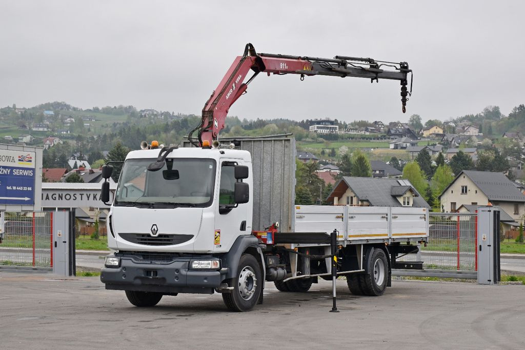 Renault MIDLUM 220 DXI *PRITSCHE 7,35m * KRAN + FUNK Renault MIDLUM 220 DXI *PRITSCHE 7,35m * KRAN + FUNK - Kraanwagen, Vrachtwagen met open laadbak: afbeelding 2 Renault MIDLUM 220 DXI *PRITSCHE 7,35m * KRAN + FUNK Renault MIDLUM 220 DXI *PRITSCHE 7,35m * KRAN + FUNK - Kraanwagen, Vrachtwagen met open laadbak: afbeelding 2