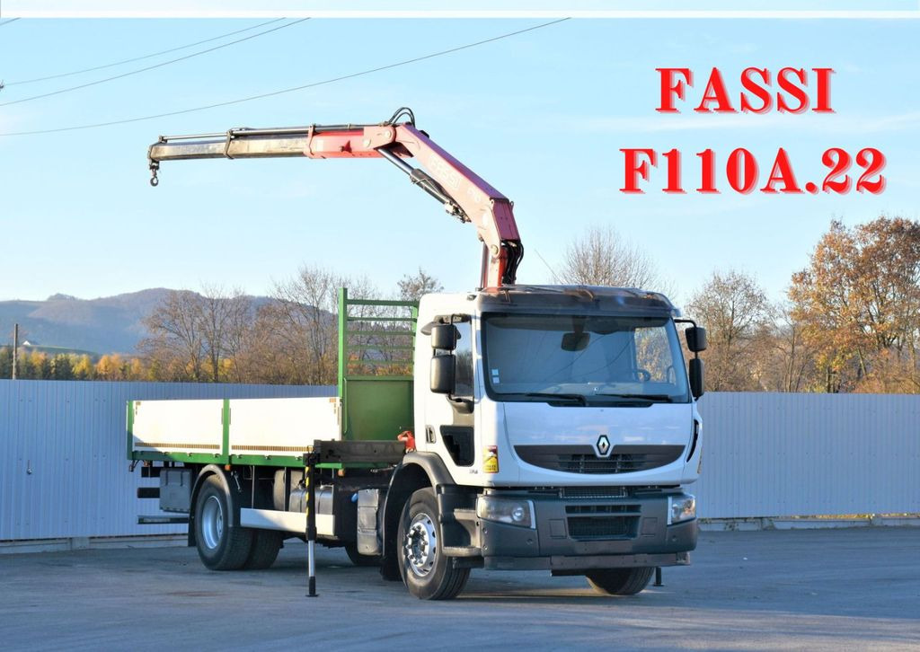 Renault Premium 370* FASSI F110A.22 * TOPZUSTAND Renault Premium 370* FASSI F110A.22 * TOPZUSTAND - Kraanwagen: afbeelding 1 Renault Premium 370* FASSI F110A.22 * TOPZUSTAND Renault Premium 370* FASSI F110A.22 * TOPZUSTAND - Kraanwagen: afbeelding 1