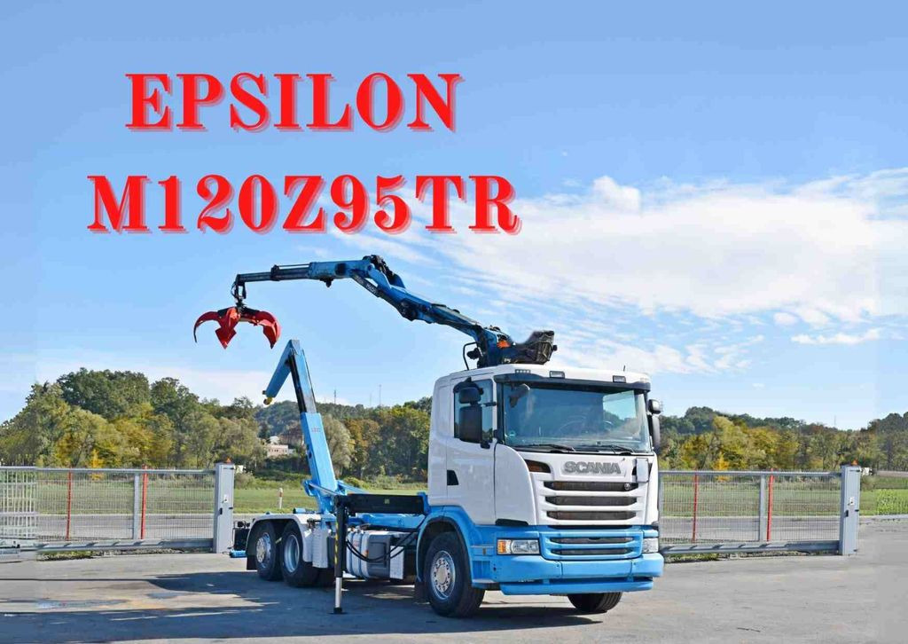 Scania G 440 * Abrollkipper * EPSILON M120Z95TR* TOP - Haakarmsysteem vrachtwagen: afbeelding 1 Scania G 440 * Abrollkipper * EPSILON M120Z95TR* TOP - Haakarmsysteem vrachtwagen: afbeelding 1