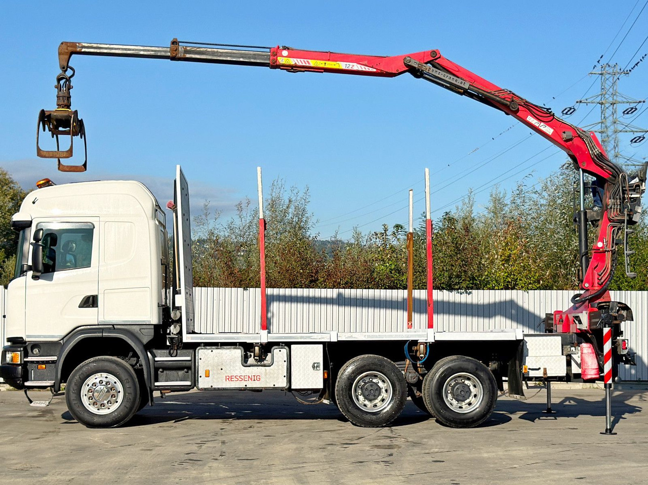 Scania G490* HOLZTRANSPORTER * PENZ 12Z8.70* 6x6 - Houttransport, Kraanwagen: afbeelding 5 Scania G490* HOLZTRANSPORTER * PENZ 12Z8.70* 6x6 - Houttransport, Kraanwagen: afbeelding 5