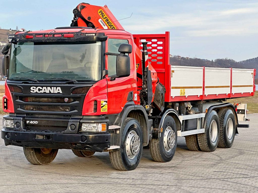 Scania P 400 Kipper 6,80 m * PK 33002-EH D + FUNK * 8x4 - Kipper vrachtwagen, Kraanwagen: afbeelding 4 Scania P 400 Kipper 6,80 m * PK 33002-EH D + FUNK * 8x4 - Kipper vrachtwagen, Kraanwagen: afbeelding 4