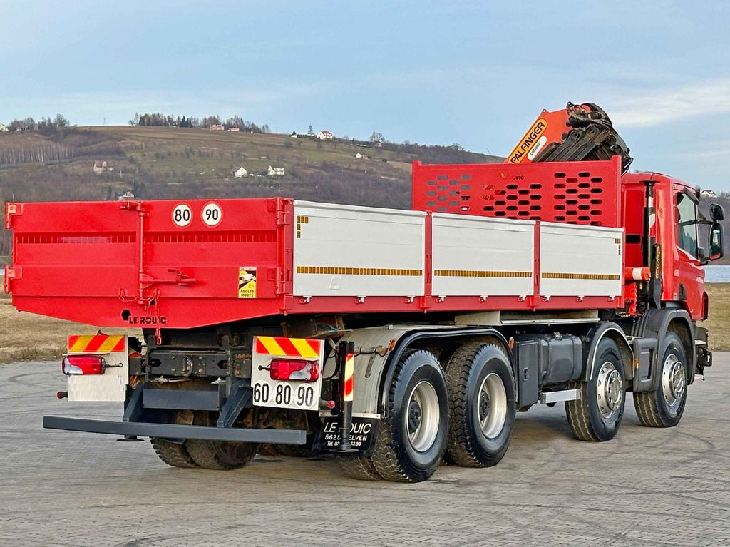 Kraanwagen, Kipper vrachtwagen Scania P 400 Kipper 6,80 m * PK 33002-EH D + FUNK * 8x4 Scania P 400 Kipper 6,80 m * PK 33002-EH D + FUNK * 8x4: afbeelding 6