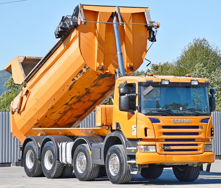 Scania P360 Kipper * 8x4 * TOPZUSTAND ! Scania P360 Kipper * 8x4 * TOPZUSTAND ! - Kipper vrachtwagen: afbeelding 4 Scania P360 Kipper * 8x4 * TOPZUSTAND ! Scania P360 Kipper * 8x4 * TOPZUSTAND ! - Kipper vrachtwagen: afbeelding 4